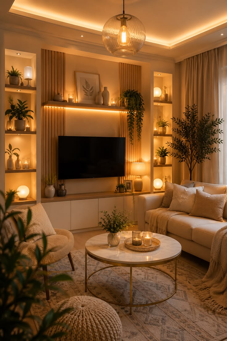 Elegant Lighting. Warm Ambience. A Home That Shines.